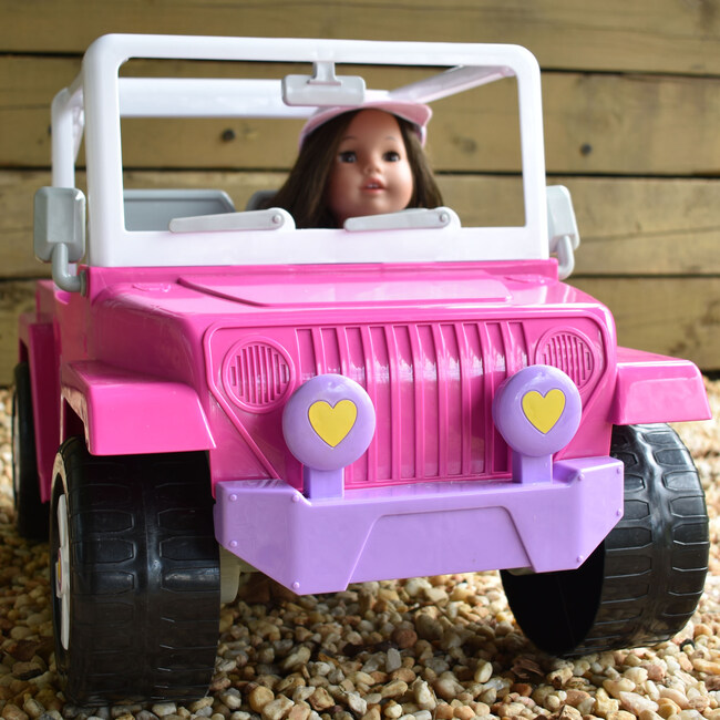 18'' Doll 4 x 4 Beach Cruiser Vehicle, Hot Pink - Doll Accessories - 5