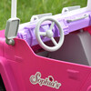 18'' Doll 4 x 4 Beach Cruiser Vehicle, Hot Pink - Doll Accessories - 6