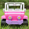 18'' Doll 4 x 4 Beach Cruiser Vehicle, Hot Pink - Doll Accessories - 7