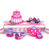 18'' Doll Small Tea Party Set, Pink - Doll Accessories - 1 - thumbnail