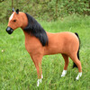 18'' Doll Fabric Horse, Tan - Doll Accessories - 6 - thumbnail