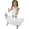 18'' Doll Bath Tub, White - Doll Accessories - 3