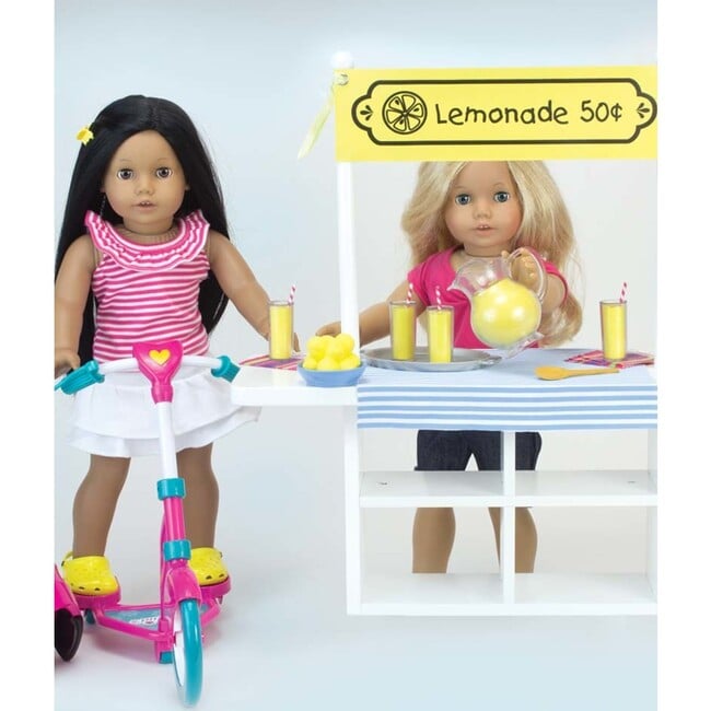 18'' Doll Fresh Lemonade Set, Yellow - Doll Accessories - 8