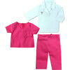 18'' Doll Doctor's Visit Outfit & Medical Accessories, Hot Pink - Doll Accessories - 5