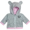 15" Doll Panda Bear Hooded Sweatshirt, Tunic & Polka Dot Leggings, Light Pink - Doll Accessories - 3