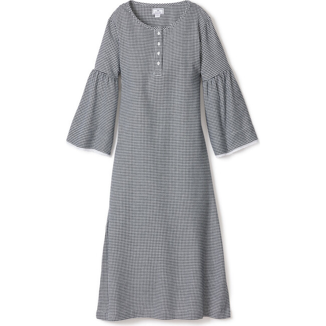 Women's Seraphina Nightgown, West End Houndstooth - Pajamas - 1