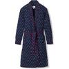 Women's Robe, Luxe Pima Foulard - Robes - 1 - thumbnail
