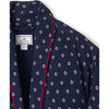 Women's Robe, Luxe Pima Foulard - Robes - 2