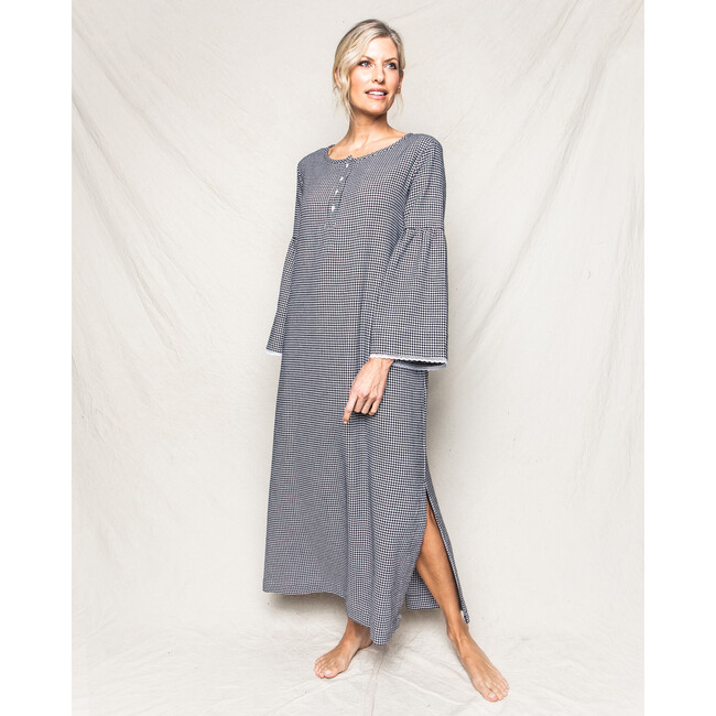 Women's Seraphina Nightgown, West End Houndstooth - Pajamas - 3