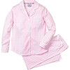 Women's Pajama Set, Pink Gingham - Pajamas - 1 - thumbnail