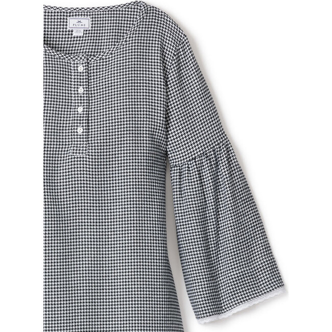 Women's Seraphina Nightgown, West End Houndstooth - Pajamas - 4