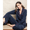 Women's Pajama Set, Luxe Pima Foulard Classic - Pajamas - 2 - thumbnail