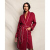 Women's Robe, Bourdeaux - Robes - 2