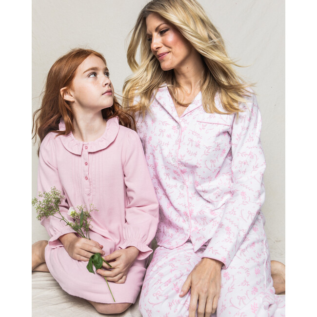 Women's Pajama Set, Blush Bouquet - Pajamas - 4