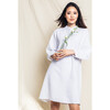 Women's Grace Nightgown, White Flannel - Pajamas - 3