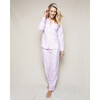 Women's Pajama Set, Blush Bouquet - Pajamas - 5
