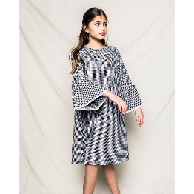 Seraphine Nightgown, West End Houndstooth - Pajamas - 3
