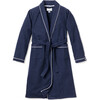 Men's Robe, Navy - Pajamas - 1 - thumbnail