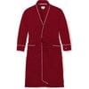 Men's Robe, Bordeaux - Robes - 1 - thumbnail