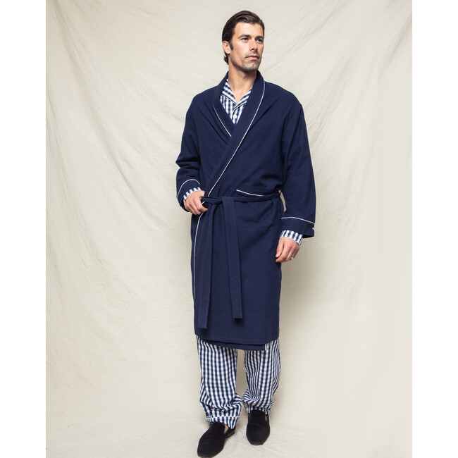 Men's Robe, Navy - Robes - 2