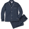 Men's Classic Pajama Set, Pinstripe - Pajamas - 1 - thumbnail