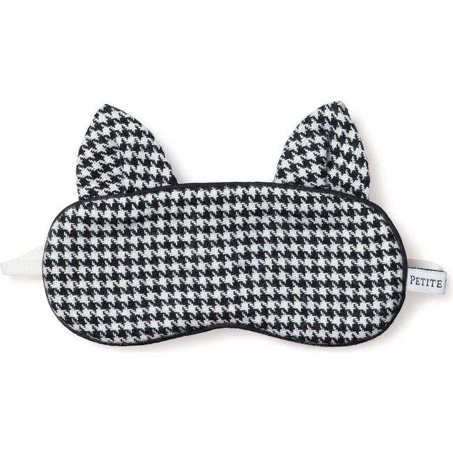 Kids Kitty Eye Mask, West End Houndstooth