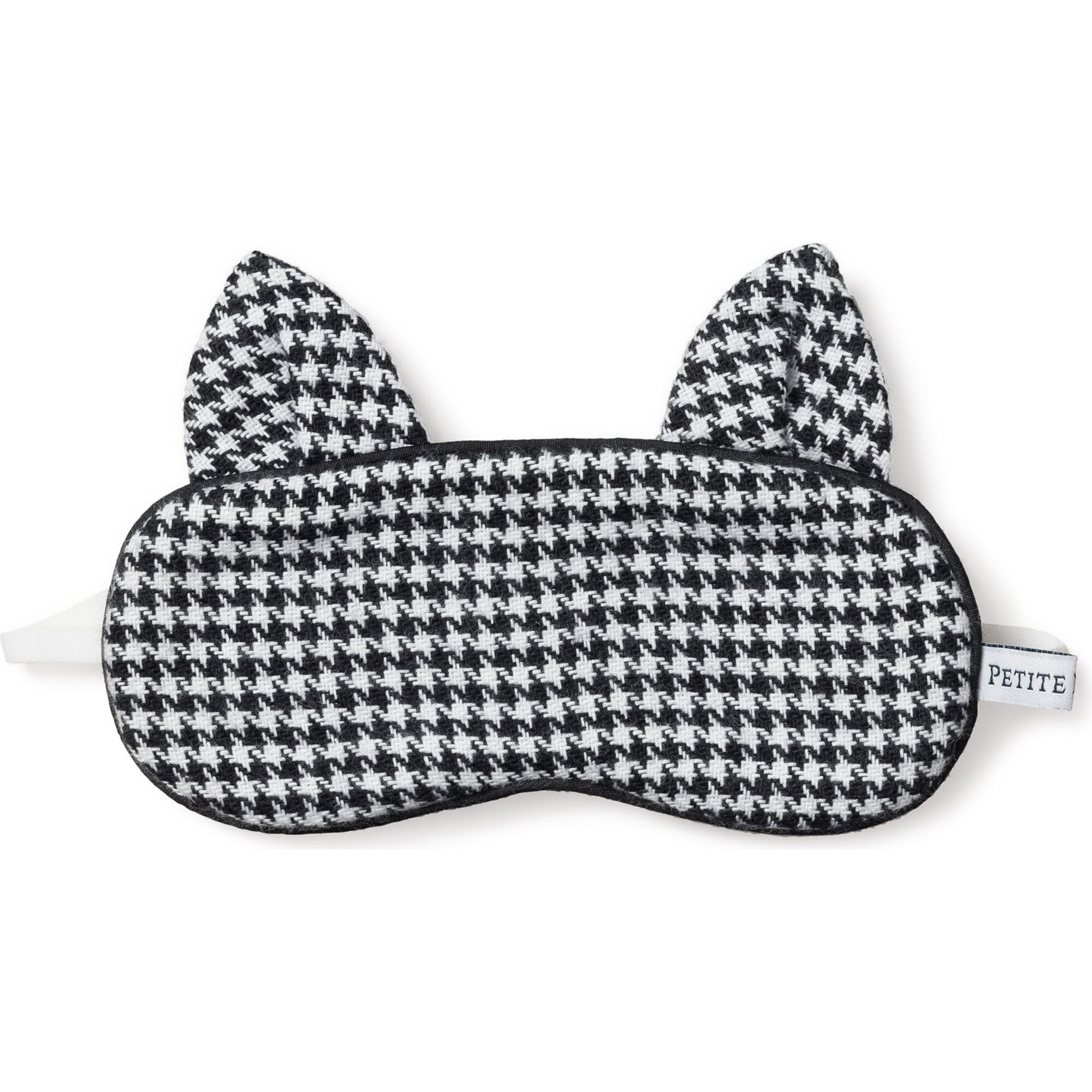 Kids Kitty Eye Mask, West End Houndstooth - Eye Masks - 1