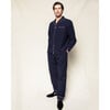 Men's Classic Pajama Set, Navy - Pajamas - 2