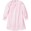 Delphine Nightgown, Pink Gingham - Pajamas - 1 - thumbnail