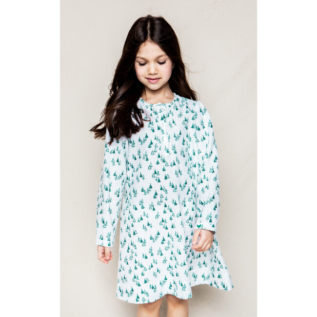 Beatrice Nightgown, Evergreen Forest - Pajamas - 4