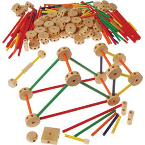 Classic Wood Builder, Multicolor - Blocks - 1