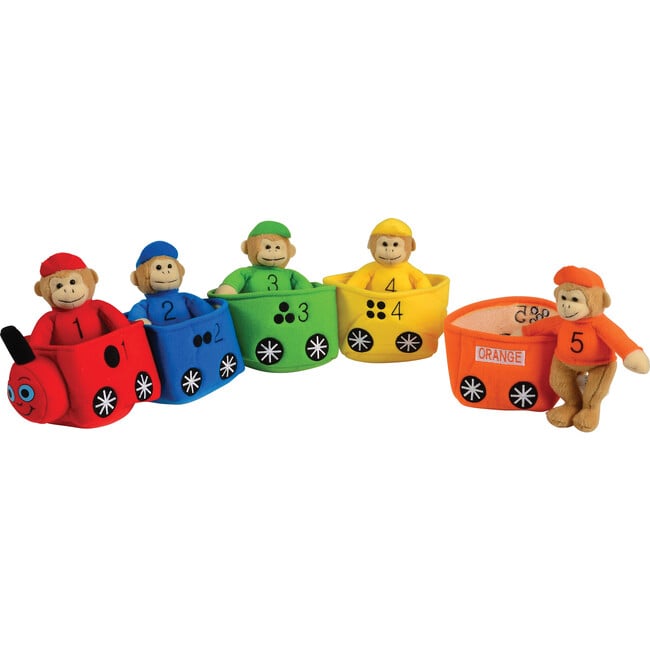 Play and Learn Monkey Train, Multicolor