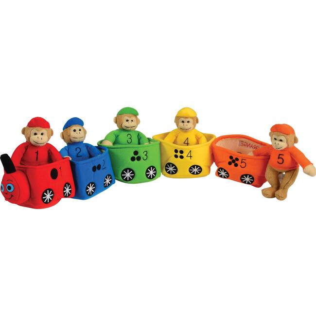 Play and Learn Monkey Train, Multicolor