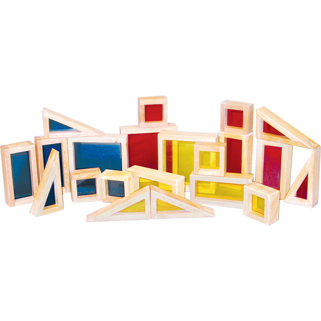 Colored See-Thru Blocks, Multicolor - Blocks - 1