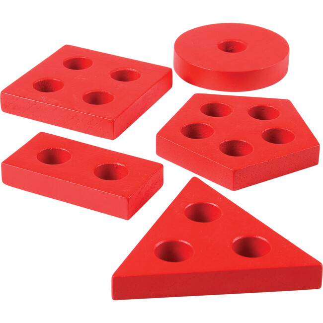 Shape Sorting Peg Board, Multicolor