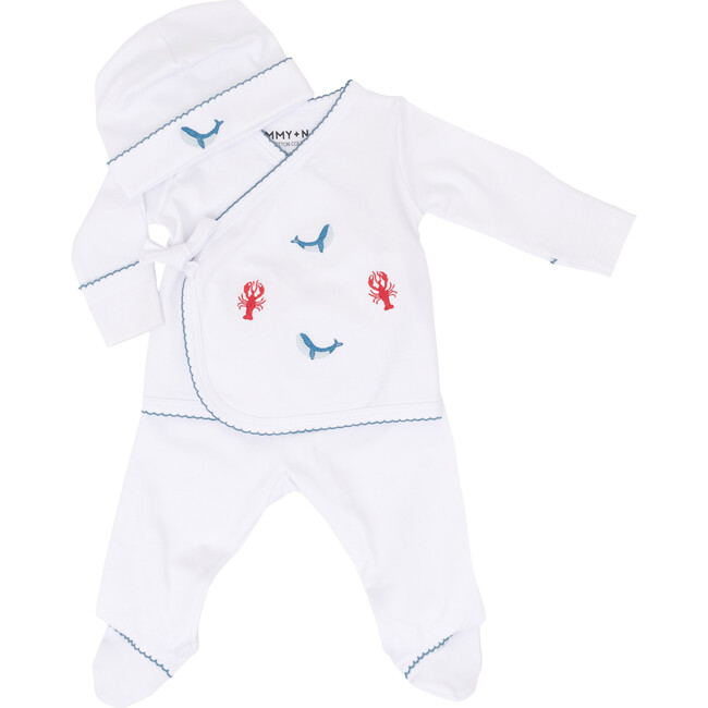 Nautical Embroidered Take Me Home Set - Mixed Apparel Set - 1