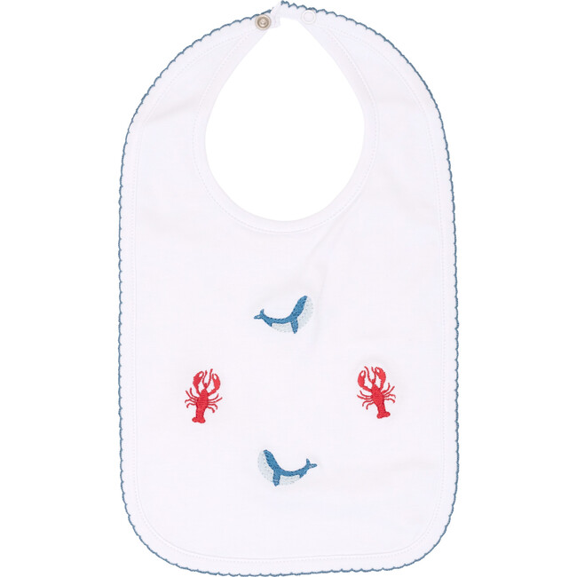 Nautical Embroidered Bib - Bibs - 1