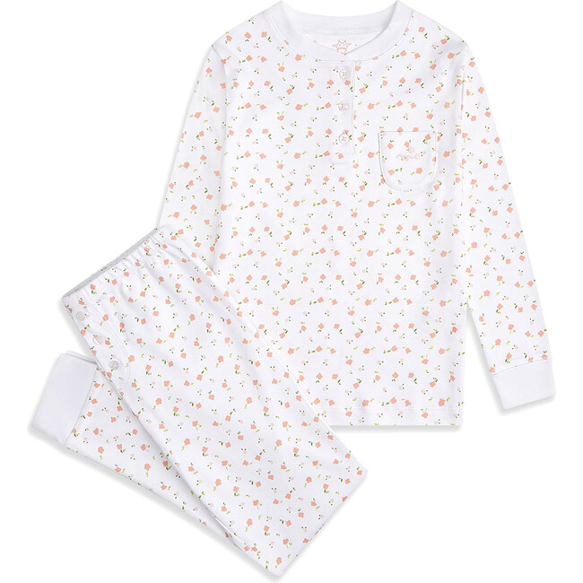 Bloom Wind Pyjama, Pink - Pajamas - 1