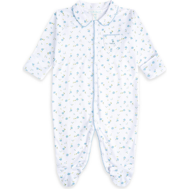 Bloom Wind Sleepsuit, Blue - Onesies - 3