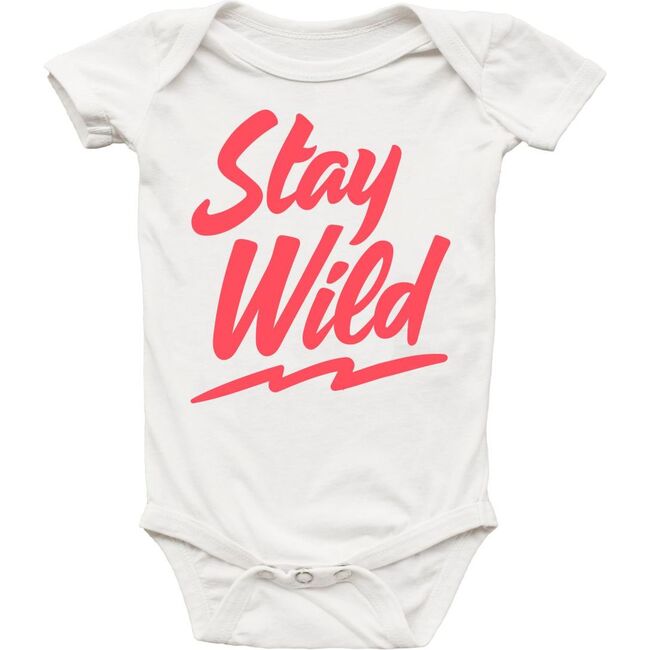 Stay Wild Onesie, White - Onesies - 1