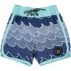 Cosmic Waves Baby Boy Boardshort, Navy - Swim Trunks - 1 - thumbnail