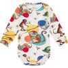 Organic Cotton Bodysuit, Precious Wildlife - Onesies - 1 - thumbnail