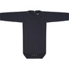 Organic Long Sleeve Collared Bodysuit, Nocturnal Navy - Onesies - 2
