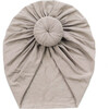 Classic Knot Headwrap, Taupe - Hair Accessories - 1 - thumbnail
