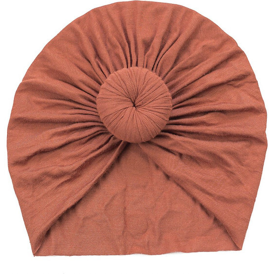 Classic Knot Headwrap, Rust