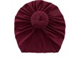 Classic Knot Headwrap, Burgundy - Hair Accessories - 1 - thumbnail