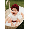 Classic Knot Headwrap, Burgundy - Hair Accessories - 2