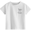 Embroidered Surfs Up Name Tee, White - Tees - 1 - thumbnail