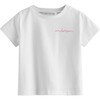 My Name is! Embroidered Shirt, White - Tees - 5 - thumbnail