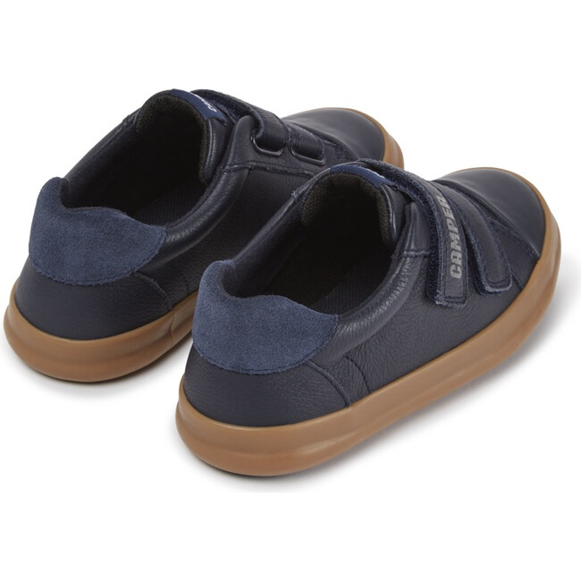 Kids Pursuit Leather Sneaker, Blue - Sneakers - 3